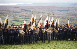 Thousands of European scouts make a pilgrimage to France. Credit: Illian Callé