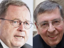 Bishop Georg Bätzing (left) and Cardinal Kurt Koch