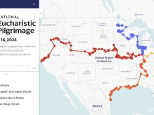 The National Eucharistic Revival recleased a detailed map of the upcoming pilgrimage routes ahead of the National Eucharistic Congress.