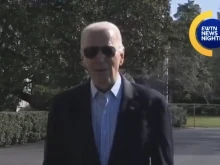 President Joe Biden tells EWTN News' Owen Jensen he disagrees with the Catholic Church's position on IVF, Feb. 29, 2024.