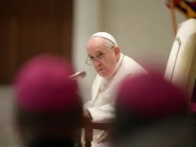 Pope Francis’ general audience in the Paul VI Hall at the Vatican, Oct. 6, 2021.