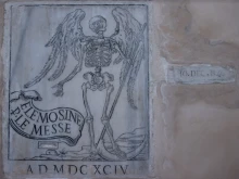 The Church of St. Mary of Prayer and Death in Rome, Italy.