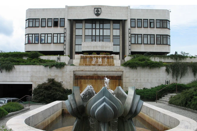 The National Council of the Slovak Republic, the national parliament of Slovakia, in Bratislava