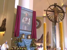 The beatification of Fr. Jan Macha in Katowice, Poland, Nov. 20, 2021.