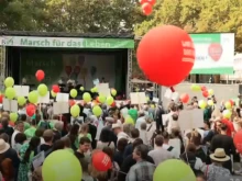 Thousands of demonstrators joined the March for Life on Cologne, Germany, on Sunday, Sept. 20, 2025.