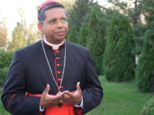 Cardinal George Jacob Koovakad speaks to EWTN News in September 2025.