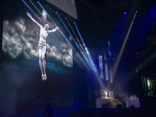 Approximately 24,000 people participated in Eucharistic adoration at the SEEK24 conference Jan. 3, 2024, in St. Louis.