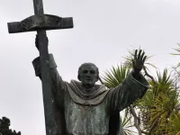 Statue of St. Junipero Serra in Golden Gate Park. 