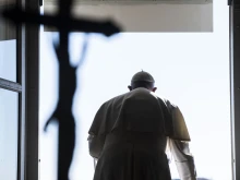 Pope Francis prayed for peace in the Holy Land at the end of his Angelus address on Jan. 29, 2023.