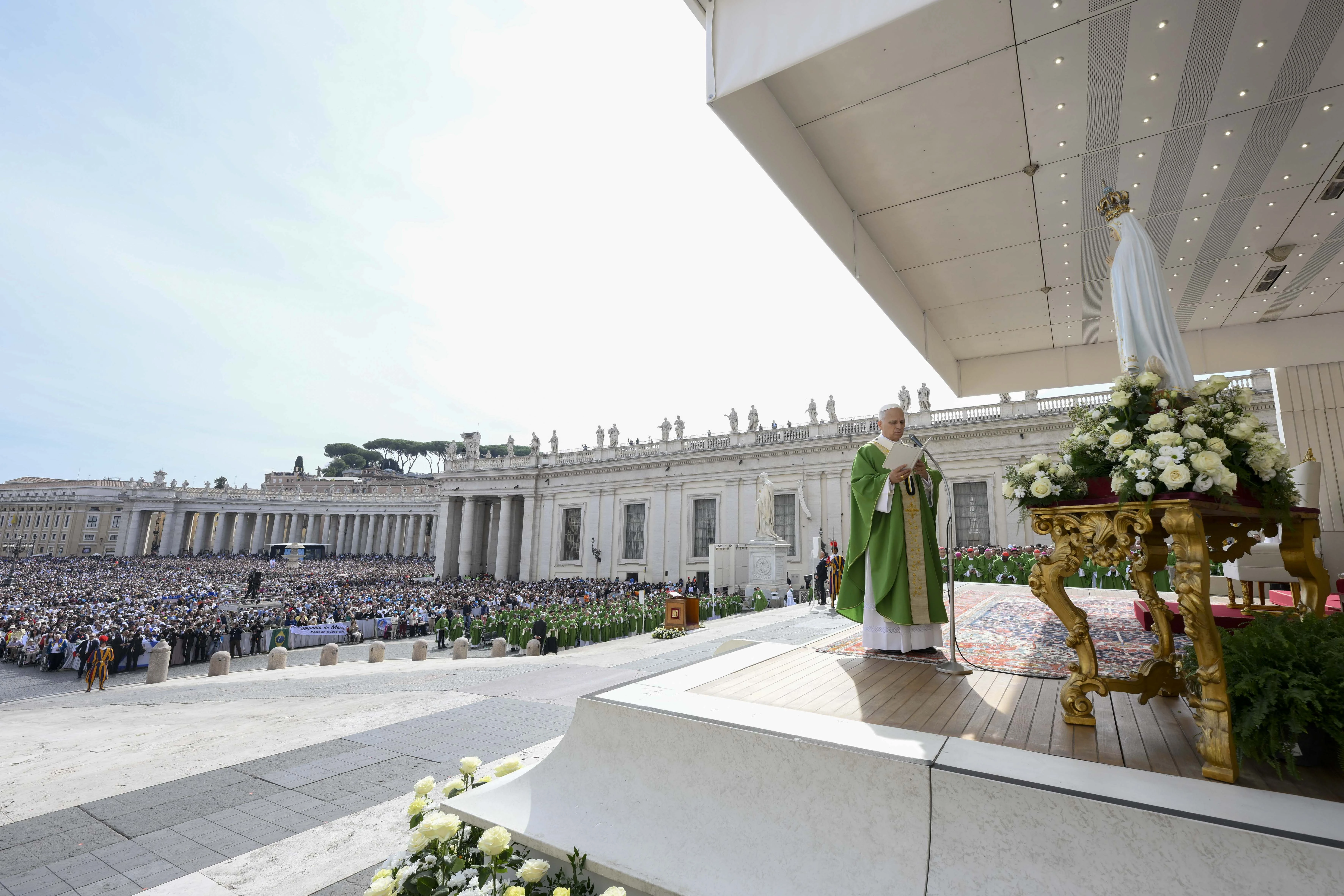 Through the example of Mary, Pope Leo on Oct. 12, 2025, in St. Peter’s Square said the Church can see the “revolutionary nature of love and tenderness” and its impact on the events of history as well as the everyday lives of each individual.?w=200&h=150