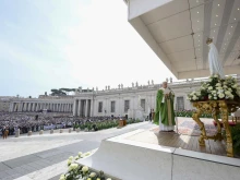 Through the example of Mary, Pope Leo on Oct. 12, 2025, in St. Peter’s Square said the Church can see the “revolutionary nature of love and tenderness” and its impact on the events of history as well as the everyday lives of each individual.