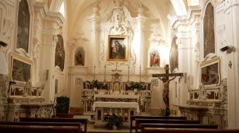 The Shrine of Santa Maria della Consolazione in Deliceto, Italy, where St. Alphonsus Liguori was inspired to write and compose the famous Italian Christmas carol, “Tu Scendi dalle Stelle,” in 1744.