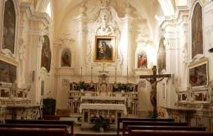 The Shrine of Santa Maria della Consolazione in Deliceto, Italy, where St. Alphonsus Liguori was inspired to write and compose the famous Italian Christmas carol, “Tu Scendi dalle Stelle,” in 1744. Credit: Gianpiero Passalia/EWTN News