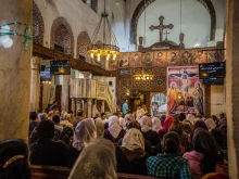 A Coptic Orthodox church in Old Cairo, a historic area of the Egyptian capital.