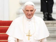 Reception of Pope Benedict XVI from Federal President Christian Wulff at Schloss Bellevue on Sept. 22, 2012, in Berlin, Germany.