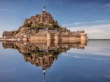 Mont Saint-Michel in Normandy, France.