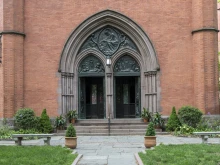 The Chapel of the Good Shepherd is home to the General Theological Seminary in the Chelsea neighborhood of New York City.
