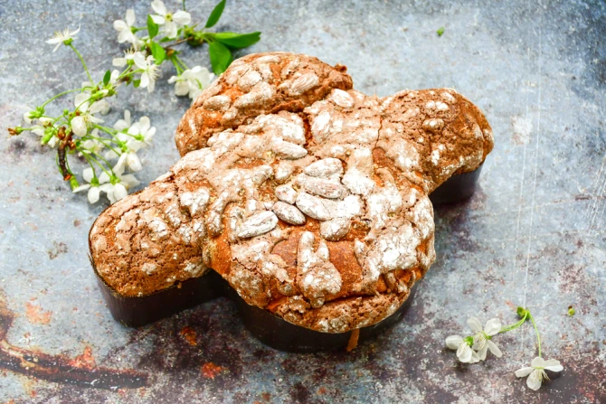 Columba Easter dove bread