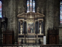 The altar of Sant’Agata in the Milan Cathedral.