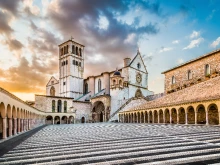 The Basilica of St. Francis of Assisi.