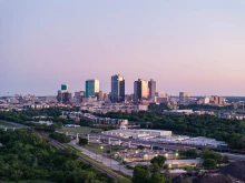 The skyline of Fort Worth, Texas.