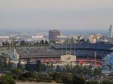 Dodger Stadium in Los Angeles.