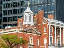 The Shrine of St. Elizabeth Ann Bayley Seton and James Watson House in New York City. St. Elizabeth Ann Seton founded the Sisters of Charity.