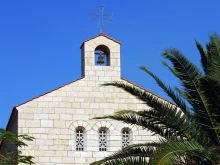 Church of the Multiplication of Loaves and Fishes on the shore of the Sea of Galilee.