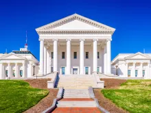 Virginia State Capitol building in Richmond, Virginia. 
