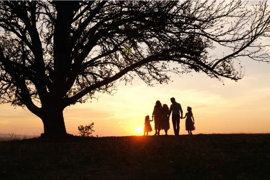 Family at sunset, Stock image via Shutterstock.?w=200&h=150