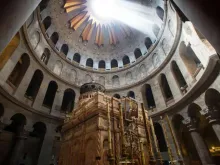 Church of the Holy Sepulchre in Jerusalem. 