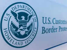 Customs and Border Protection Revenue Division sign 