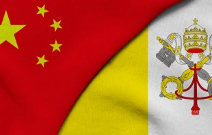 Flag of China and Vatican   YuriyBoyko/Shutterstock