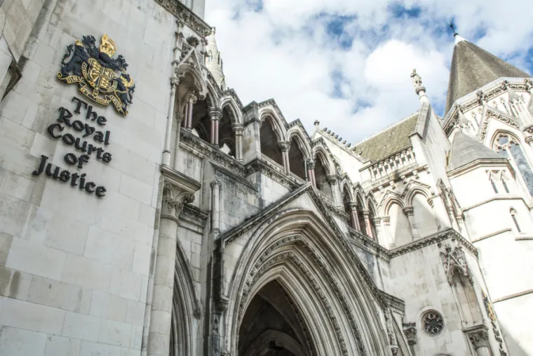 The Royal Courts of Justice, London. Editorial credit: Willy Barton / Shutterstock