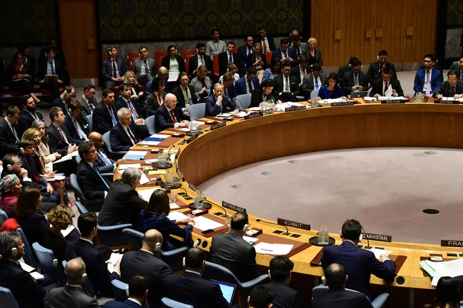 The UN Security Council meeting in New York City, 2018. ?w=200&h=150