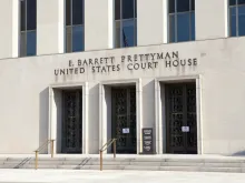 E. Barrett Prettyman Federal Courthouse, home to the US District Court for DC. 