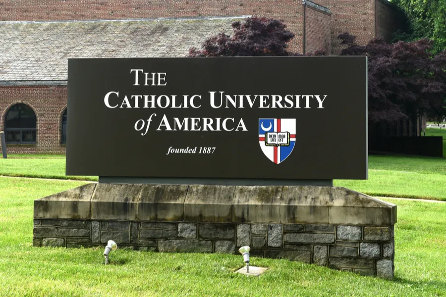 Sign at Catholic University of America. ?w=200&h=150