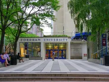 Fordham University campus in New York City. 