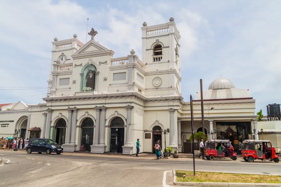 St Anthony's church in Colombo, Sri Lanka, center of the Easter terrorist attacks. Image via Shutterstock.?w=200&h=150