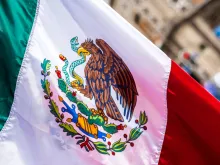 Mexican flag. 