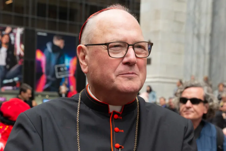 Cardinal Timothy Dolan attends Columbus Day parade in New York City. Credit: lev radin / Shutterstock