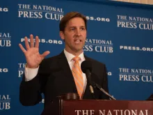 Senator Ben Sasse, who introduced the resolution in the Senate, pictured at the National Press Club, Oct. 2018. 