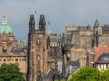 Edinburgh city center, Scotland. Via Shutterstock.