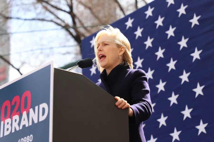 US Senator Kirsten Gillibrand (D-NY) officially launched her presidential campaign outside Trump Tower, New York City, March, 2019. ?w=200&h=150