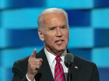 Joe Biden at the 2016 Democratic National Convention. 