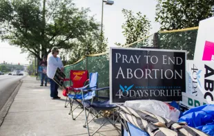 Pro life outreach in front of a Planned Parenthood location in San Antonio Texas in 2019. B Merkle/Shutterstock