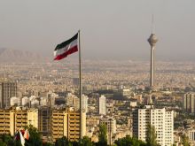 Tehran skyline, Iran. 