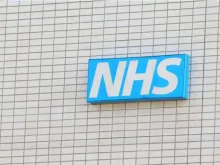 A National Health Service sign in the U.K. 