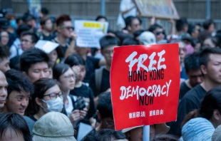 Protesters in Hong Kong march against the extradition bill in July 2019. Jimmy Siu/Shutterstock