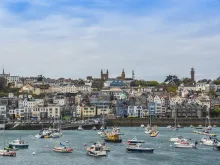 St. Peter Port, the capital of Guernsey. 